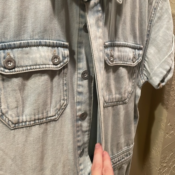 Jessica Simpson Lorelei denim romper - Picture 2 of 5